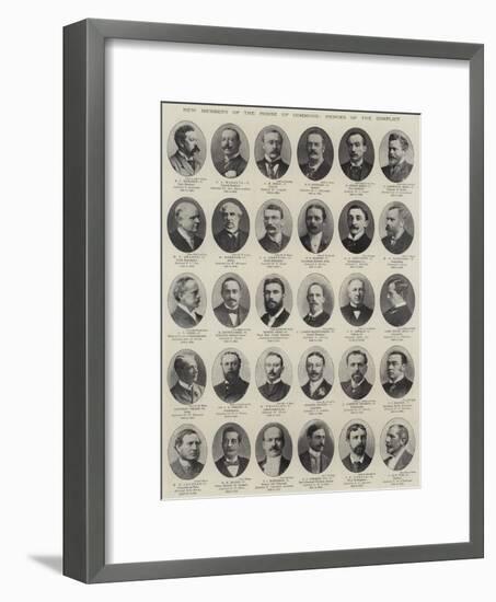 New Members of the House of Commons, Heroes of the Conflict-null-Framed Premium Giclee Print