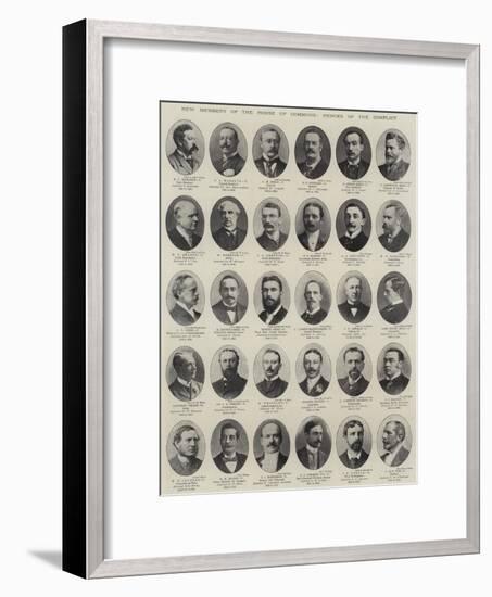 New Members of the House of Commons, Heroes of the Conflict-null-Framed Premium Giclee Print