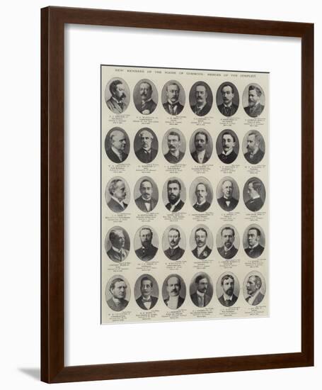 New Members of the House of Commons, Heroes of the Conflict-null-Framed Premium Giclee Print