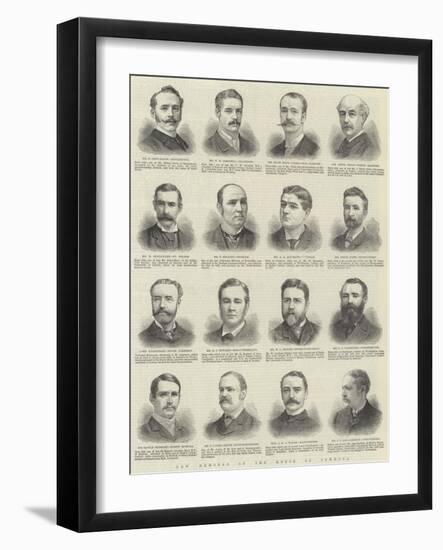 New Members of the House of Commons-null-Framed Giclee Print