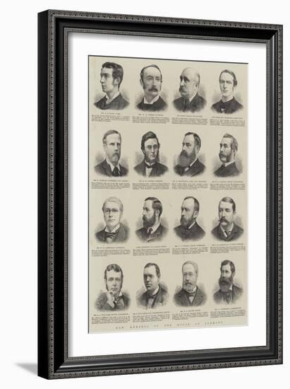 New Members of the House of Commons-null-Framed Giclee Print