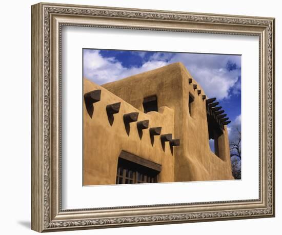 New Mexico Adobe Architecture, Santa Fe, New Mexico, USA-Jerry Ginsberg-Framed Photographic Print