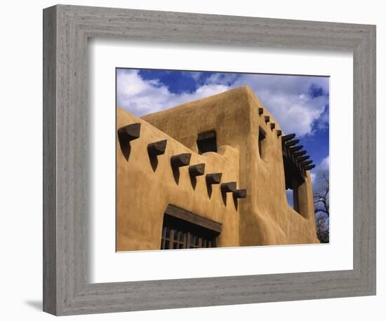 New Mexico Adobe Architecture, Santa Fe, New Mexico, USA-Jerry Ginsberg-Framed Photographic Print
