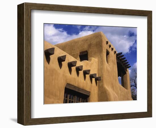 New Mexico Adobe Architecture, Santa Fe, New Mexico, USA-Jerry Ginsberg-Framed Photographic Print