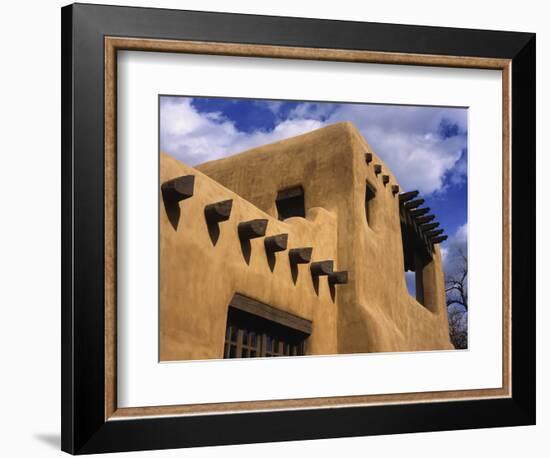 New Mexico Adobe Architecture, Santa Fe, New Mexico, USA-Jerry Ginsberg-Framed Photographic Print