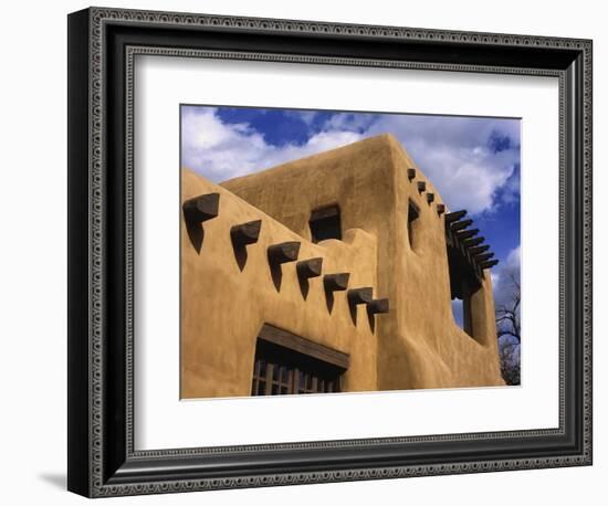 New Mexico Adobe Architecture, Santa Fe, New Mexico, USA-Jerry Ginsberg-Framed Photographic Print