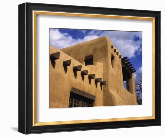 New Mexico Adobe Architecture, Santa Fe, New Mexico, USA-Jerry Ginsberg-Framed Photographic Print