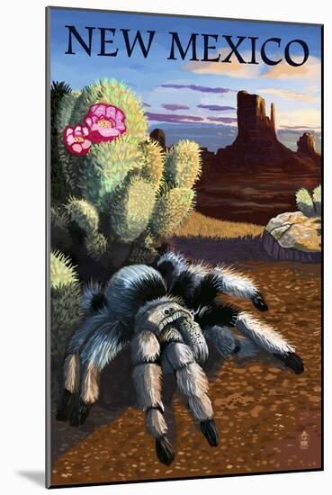 New Mexico - Blond Tarantula-Lantern Press-Mounted Art Print