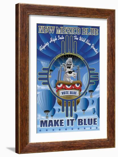 New Mexico Blue-Richard Kelly-Framed Art Print