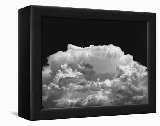 New Mexico Cloud Thunderhead Landscape Abstract in Black and White, New Mexico-Kevin Lange-Framed Premier Image Canvas
