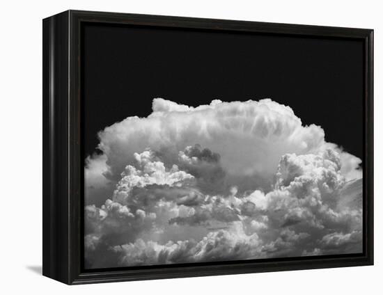 New Mexico Cloud Thunderhead Landscape Abstract in Black and White, New Mexico-Kevin Lange-Framed Premier Image Canvas