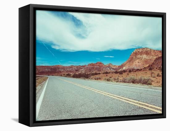 New Mexico Drive I-Sonja Quintero-Framed Premier Image Canvas