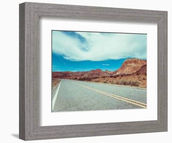 New Mexico Drive I-Sonja Quintero-Framed Photographic Print