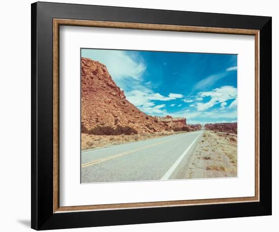 New Mexico Drive II-Sonja Quintero-Framed Photographic Print