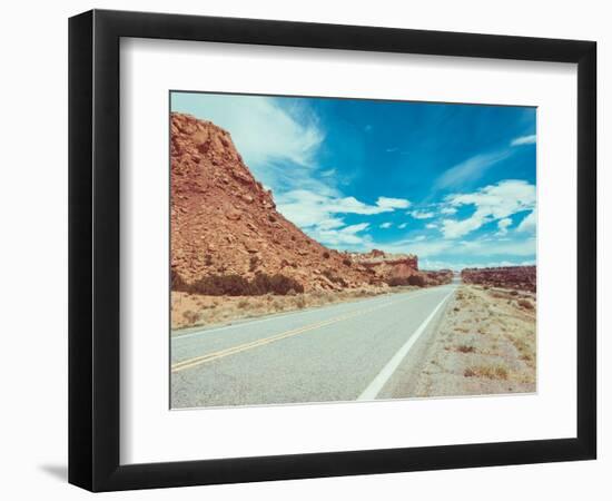 New Mexico Drive II-Sonja Quintero-Framed Photographic Print