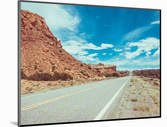 New Mexico Drive II-Sonja Quintero-Mounted Photographic Print