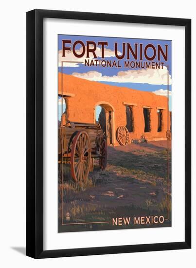 New Mexico - Fort Union National Monument-Lantern Press-Framed Art Print