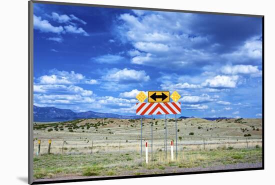 New Mexico, High Alpine Grasslands and Clouds. End of Highway 78-Richard Wright-Mounted Photographic Print