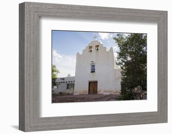 New Mexico, Laguna Mission. Mission San Jose De La Laguna-Luc Novovitch-Framed Photographic Print