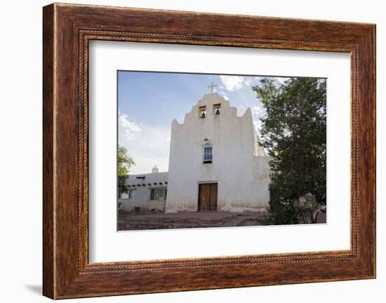New Mexico, Laguna Mission. Mission San Jose De La Laguna-Luc Novovitch-Framed Photographic Print