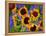 New Mexico Sunflowers-Mary Russel-Framed Premier Image Canvas