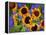 New Mexico Sunflowers-Mary Russel-Framed Premier Image Canvas