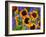 New Mexico Sunflowers-Mary Russel-Framed Giclee Print