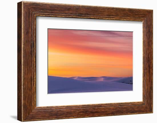 New Mexico, White Sands National Monument. Sunrise on Desert Sand-Jaynes Gallery-Framed Photographic Print