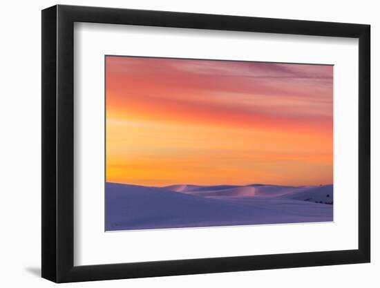 New Mexico, White Sands National Monument. Sunrise on Desert Sand-Jaynes Gallery-Framed Photographic Print