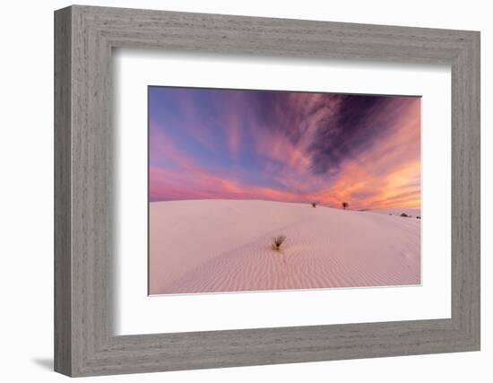 New Mexico, White Sands National Monument. Sunrise on Desert Sand-Jaynes Gallery-Framed Photographic Print