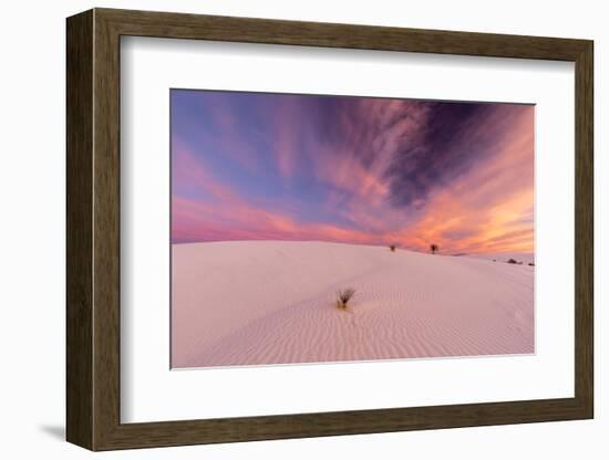 New Mexico, White Sands National Monument. Sunrise on Desert Sand-Jaynes Gallery-Framed Photographic Print