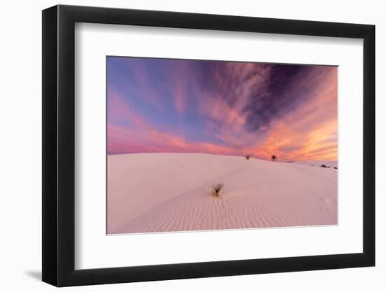 New Mexico, White Sands National Monument. Sunrise on Desert Sand-Jaynes Gallery-Framed Photographic Print