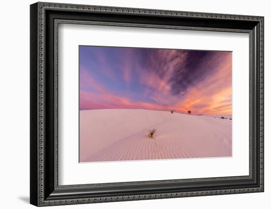 New Mexico, White Sands National Monument. Sunrise on Desert Sand-Jaynes Gallery-Framed Photographic Print