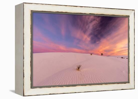 New Mexico, White Sands National Monument. Sunrise on Desert Sand-Jaynes Gallery-Framed Premier Image Canvas