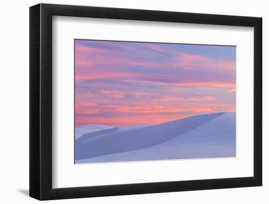 New Mexico, White Sands National Monument. Sunset on Desert Sand-Jaynes Gallery-Framed Photographic Print