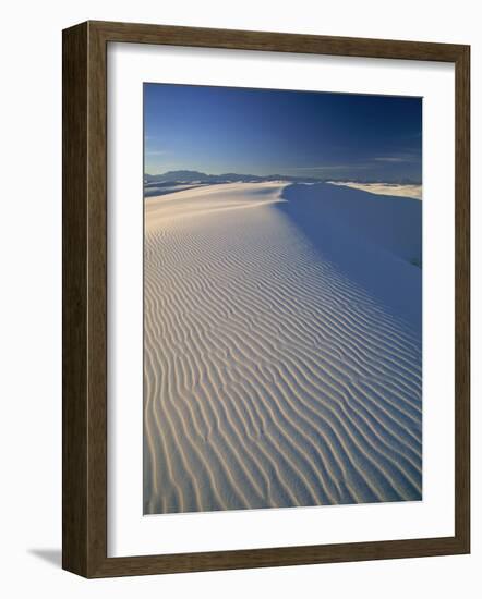 New Mexico, White Sands National Park, Sand Dunes, USA-Steve Vidler-Framed Photographic Print