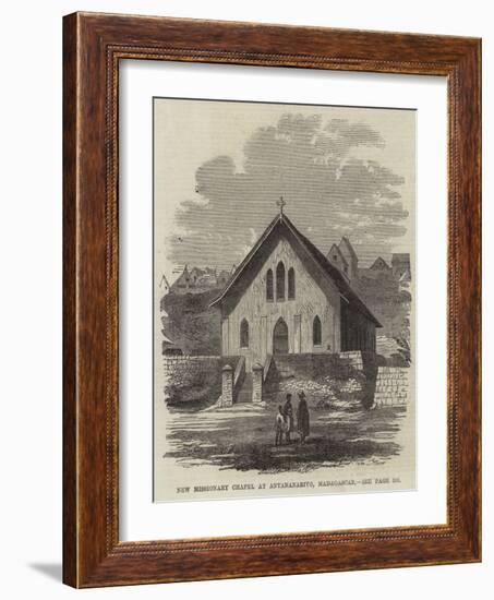 New Missionary Chapel at Antananarivo, Madagascar-null-Framed Giclee Print