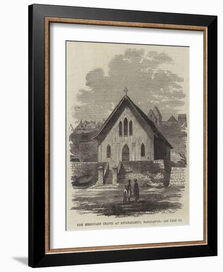 New Missionary Chapel at Antananarivo, Madagascar-null-Framed Giclee Print