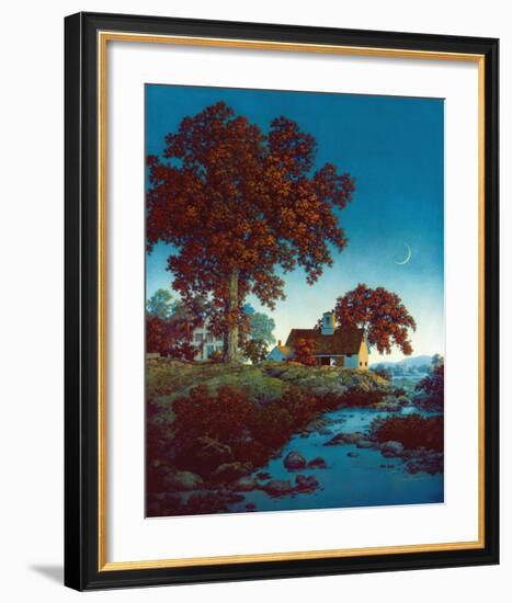 New Moon-Maxfield Parrish-Framed Art Print