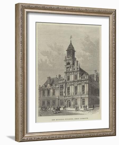 New Municipal Buildings, Great Yarmouth-Frank Watkins-Framed Giclee Print