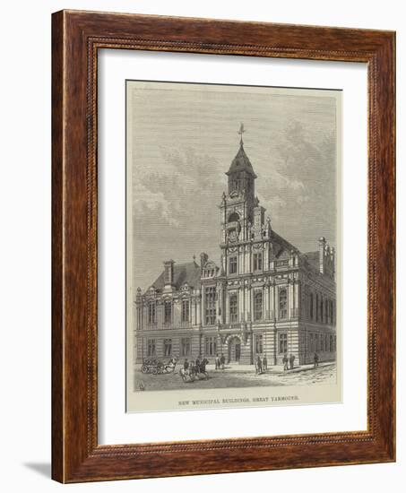 New Municipal Buildings, Great Yarmouth-Frank Watkins-Framed Giclee Print