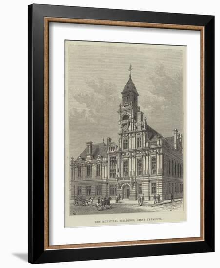 New Municipal Buildings, Great Yarmouth-Frank Watkins-Framed Giclee Print