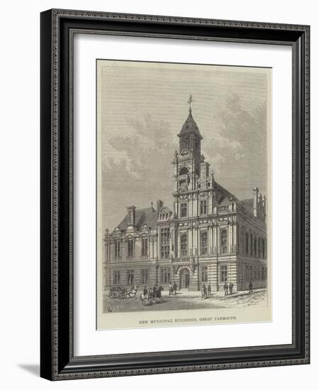 New Municipal Buildings, Great Yarmouth-Frank Watkins-Framed Giclee Print