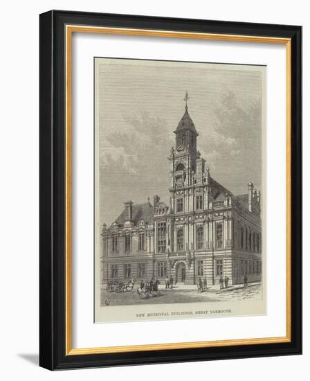 New Municipal Buildings, Great Yarmouth-Frank Watkins-Framed Giclee Print