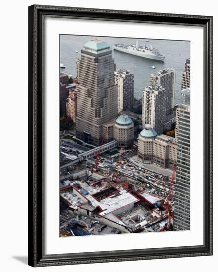 New Navy Assault Ship USS New York, Built with World Trade Center Steel-null-Framed Photographic Print