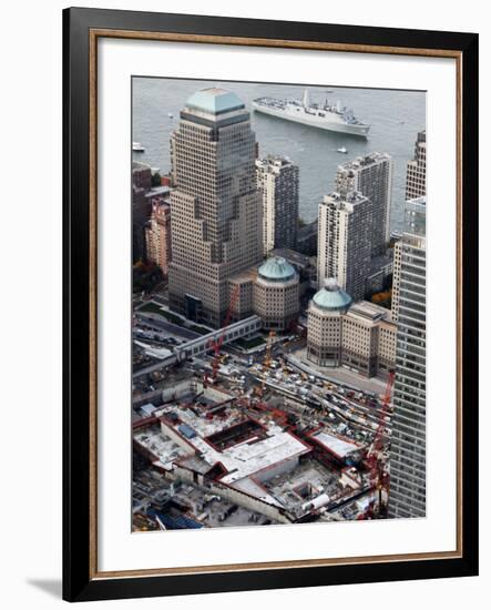 New Navy Assault Ship USS New York, Built with World Trade Center Steel-null-Framed Photographic Print