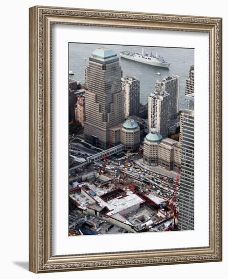 New Navy Assault Ship USS New York, Built with World Trade Center Steel-null-Framed Photographic Print