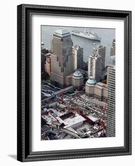 New Navy Assault Ship USS New York, Built with World Trade Center Steel-null-Framed Photographic Print