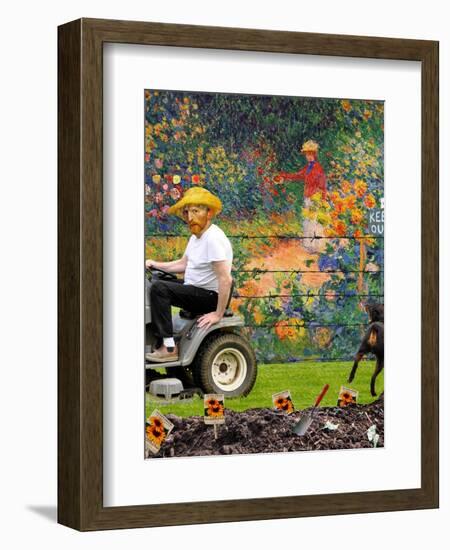 New Neighbor-Barry Kite-Framed Premium Giclee Print