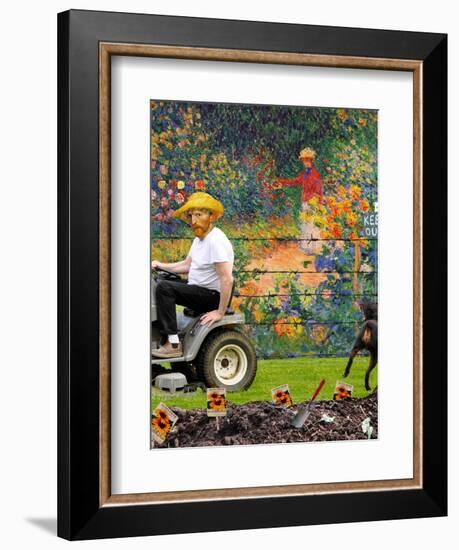 New Neighbor-Barry Kite-Framed Premium Giclee Print